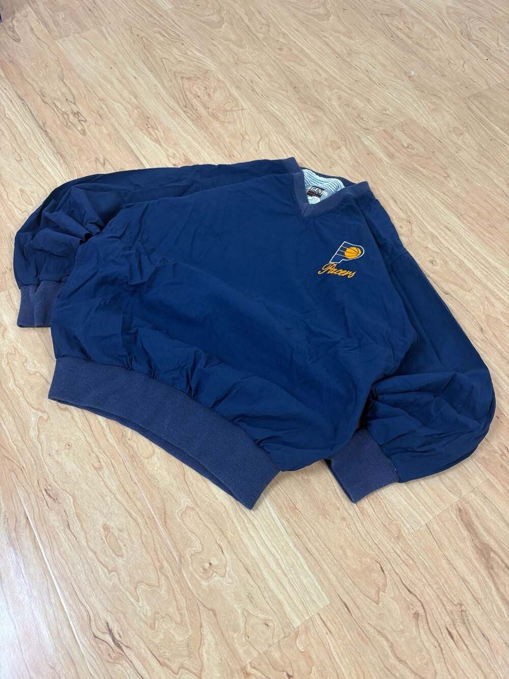 Vintage Legends Athletic Indiana Pacers V-Neck Pullover Windbreaker Jacket